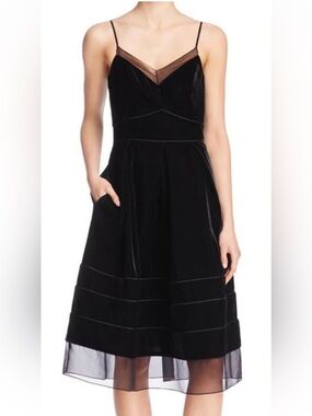 Timo Weiland Black Velvet Dress